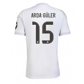 Real Madrid Arda Guler #15 Hjemmebanetrøje 2025-26 Kortærmet